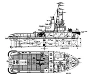 Kapal tunda untuk dijual
