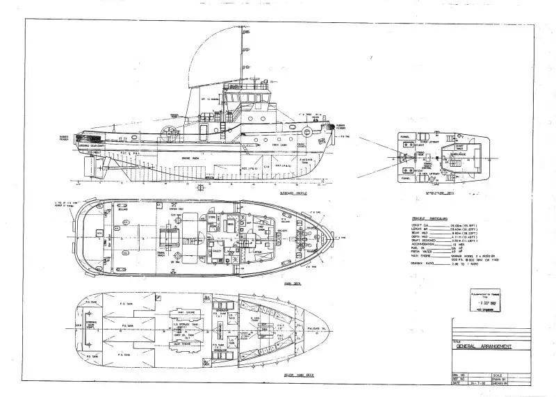 Kapal tunda untuk dijual