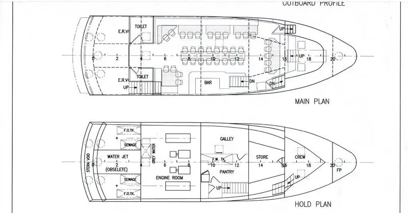 Kapal penumpang untuk dijual