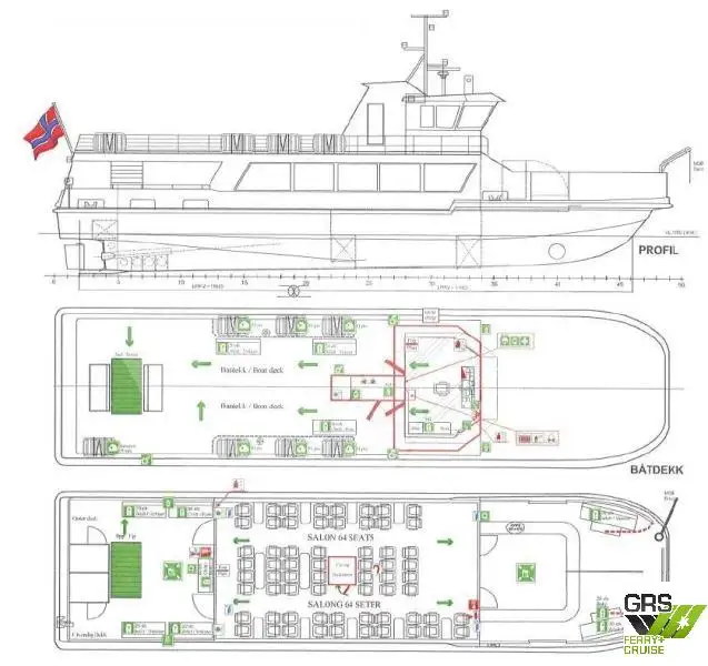 Kapal feri untuk dijual
