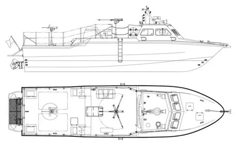 Kapal rondaan untuk dijual