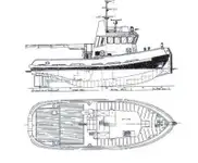 Kapal tunda untuk dijual