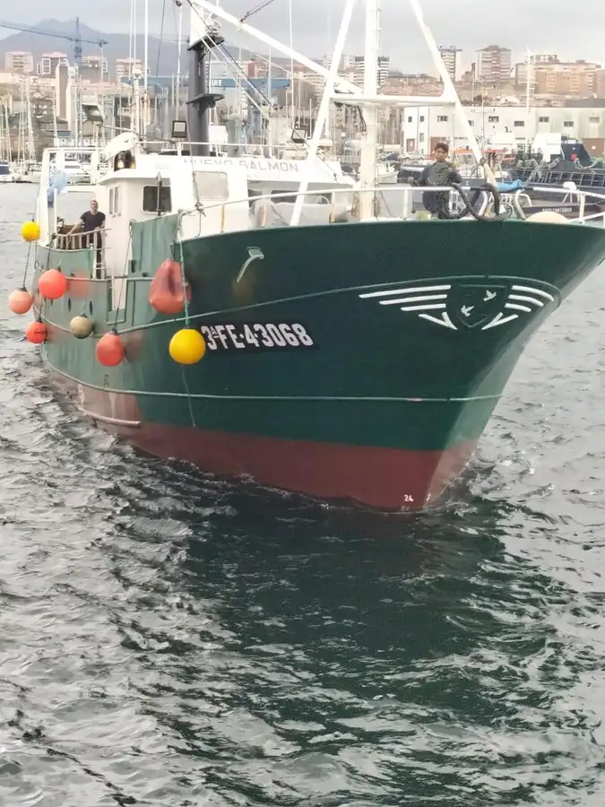 Penangkap ikan pukat tunda untuk jualan