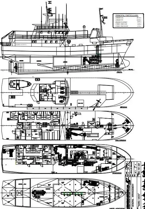 Penangkap ikan pukat tunda untuk jualan